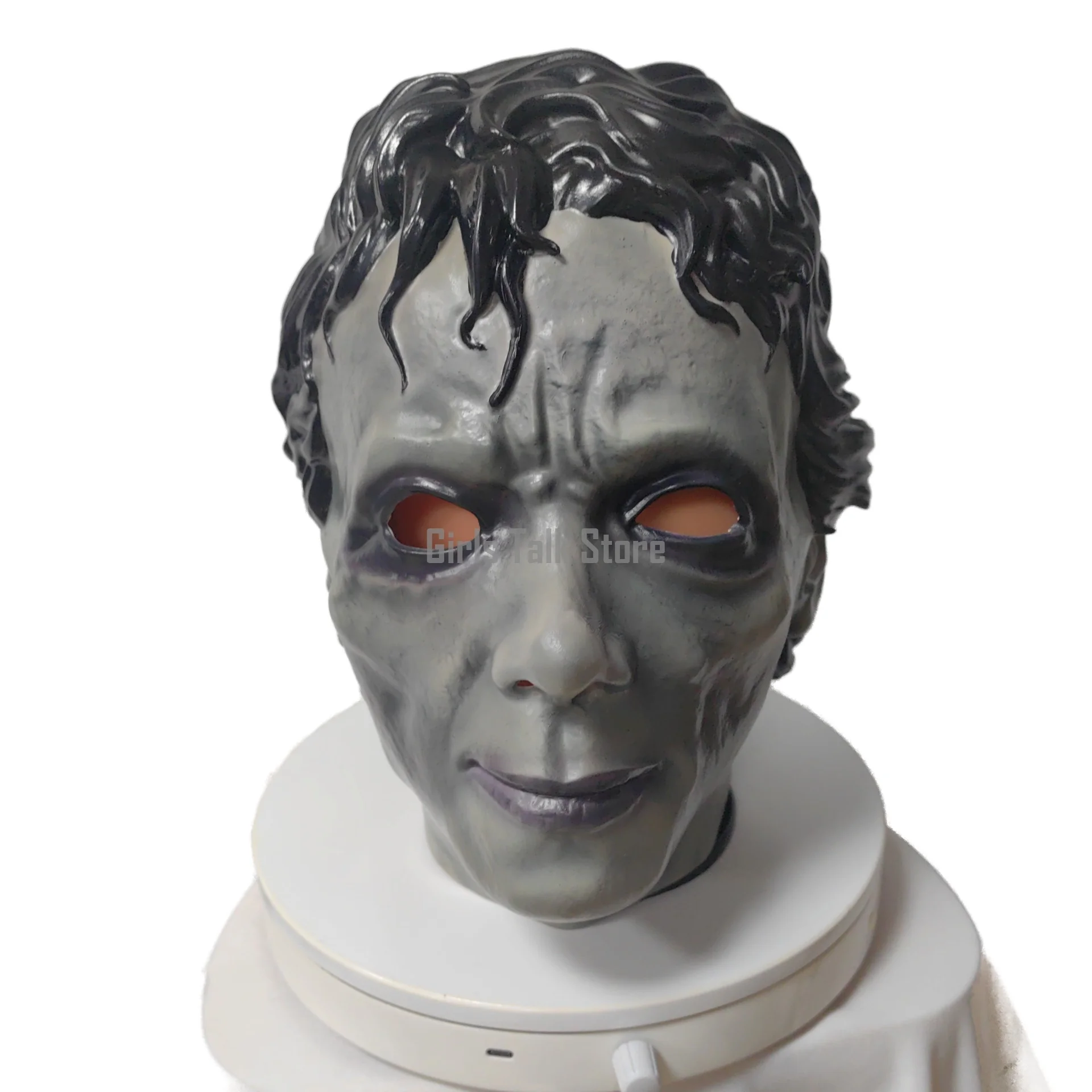 Masque en latex réaliste d'horreur zombie Michael Jackson, masque intégral effrayant pour cosplay, pour fête d'Halloween, carnaval, hommes et femmes