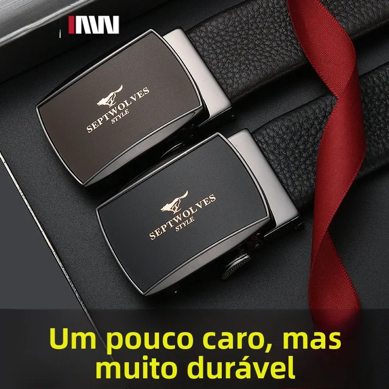 septwolves-men's-automatic-buckle-leather-belt-pure-calfskin-fashionable-high-end-business-waist-belt-trendy-2023-summer