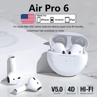 Original Air Pro 5 TWS Max Wireless Bluetooth Earphones Mini Earbuds Sports Noise Cancelling Headset For Apple iPhone Headphones