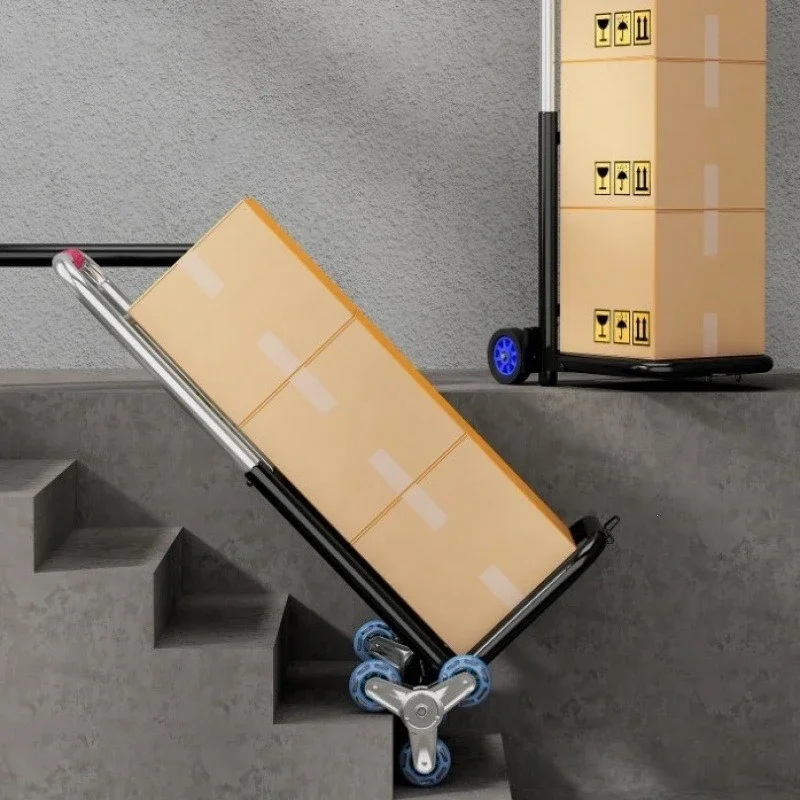 Stair climbing truck hand pull folding portable pull non-electric stair climbing machine
