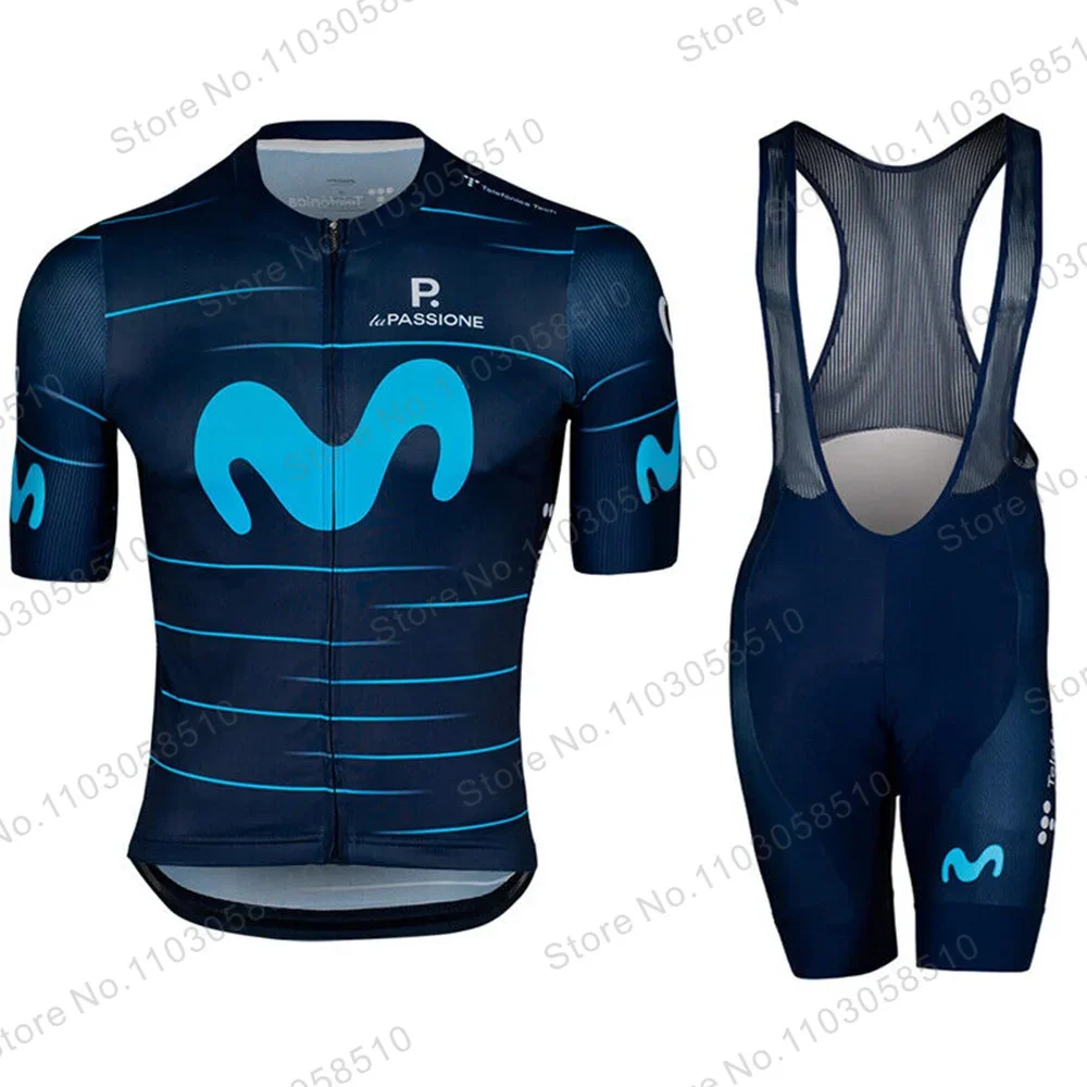 2023 Movistar Colombia Team Cycling Jersey Set Men Cycling Clothing Bicycle Uniform MTB Maillot Ropa Ciclismo Road Bike Shirt