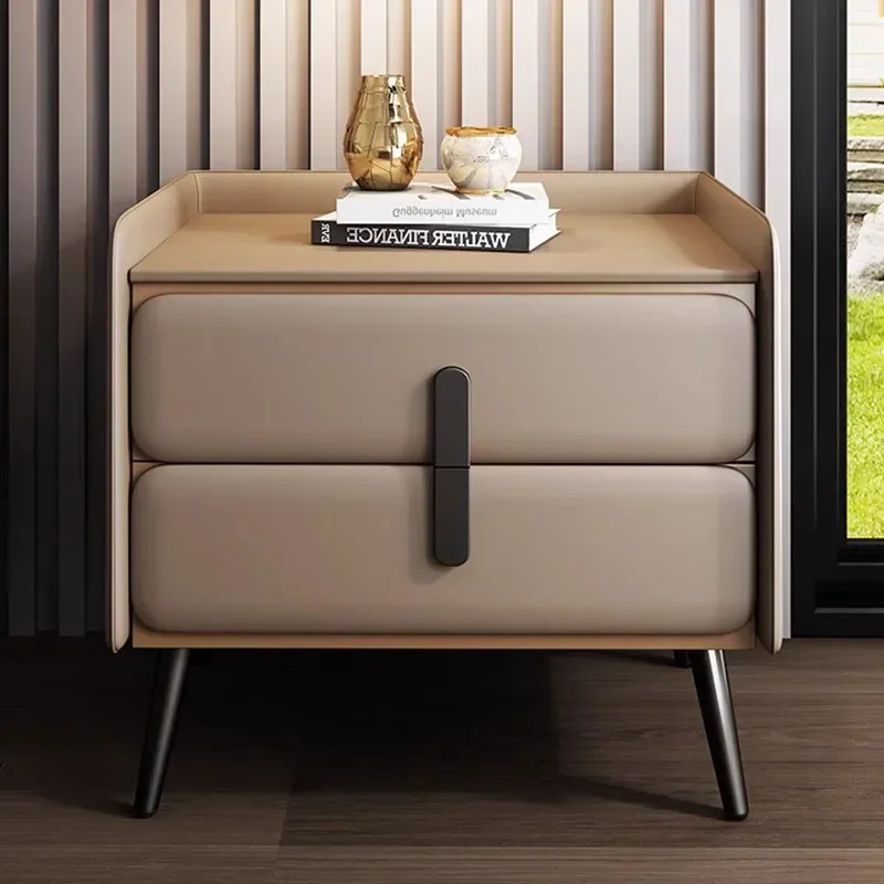 Bedroom Storage Bed Desk Table Auxiliary Bookcase Drawer Comfortable Drawers Floating Nightstand Bedside Narrow Nordic Furniture