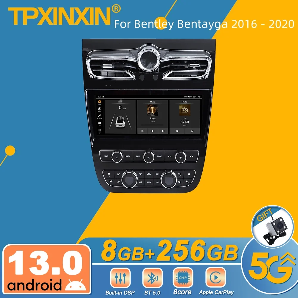 

For Bentley Bentayga 2016 - 2020 Android Car Radio Multimedia Video Player Wireless Carplay Autoradio Stereo GPS Navi Head Unit