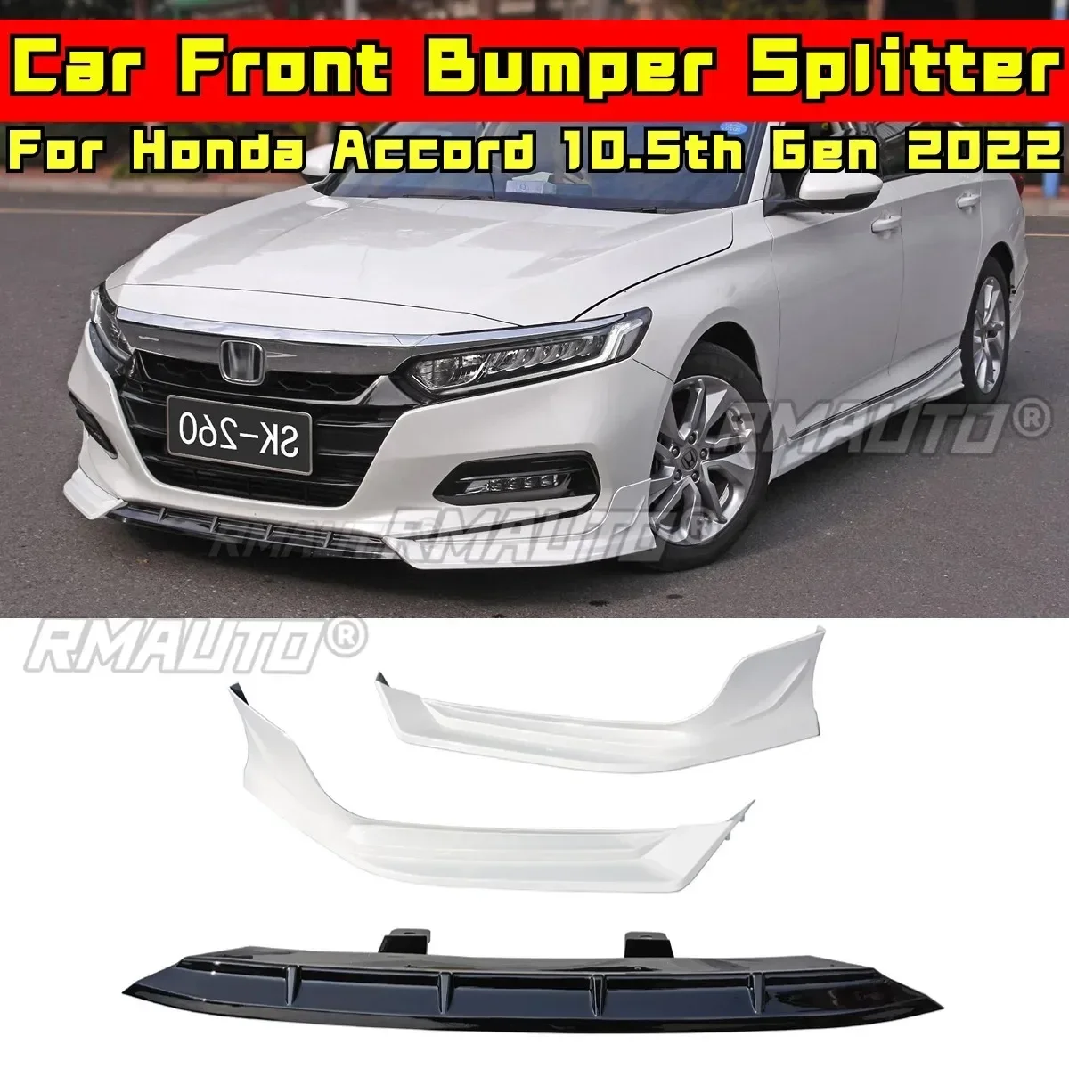 

Accord Rear Bumper Lip White SK-260 Style Front Bumper Splitter Cover Body Kit for Honda Accord 10.5th Gen 2022 Car Accessories