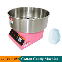 Tabletop 220V 110V Cotton Candy Sugar Maker Professional Sugar Floss Machine Stainless Steel Commercial or Home Use