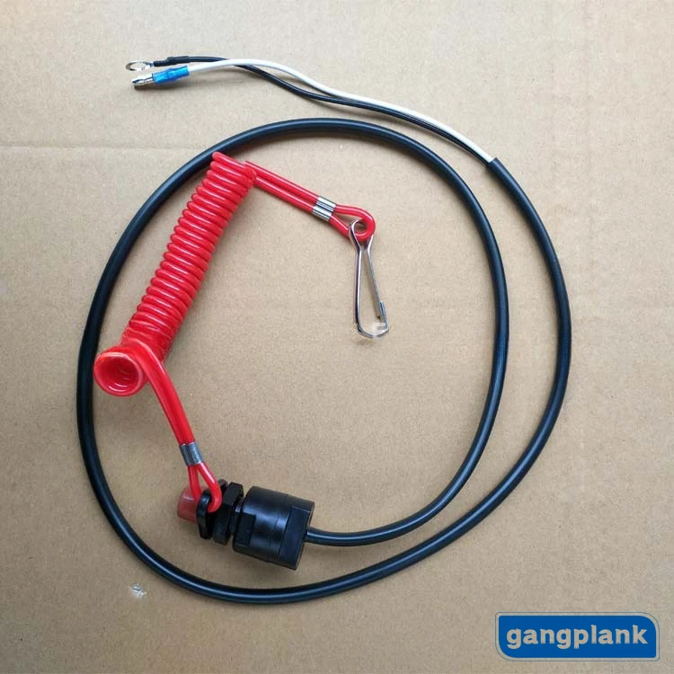 Universal Outboard Engine Flameout Line Safety Rope Switch Assembly for Yamaha Hidea parsun Hanbon