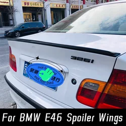 M3 Stijl Voor 1998-2006 Jaar BMW 3 Serie E46 ABS Zwart Spoiler Sedan Koolstofvezel Achtervleugel auto Accessoires