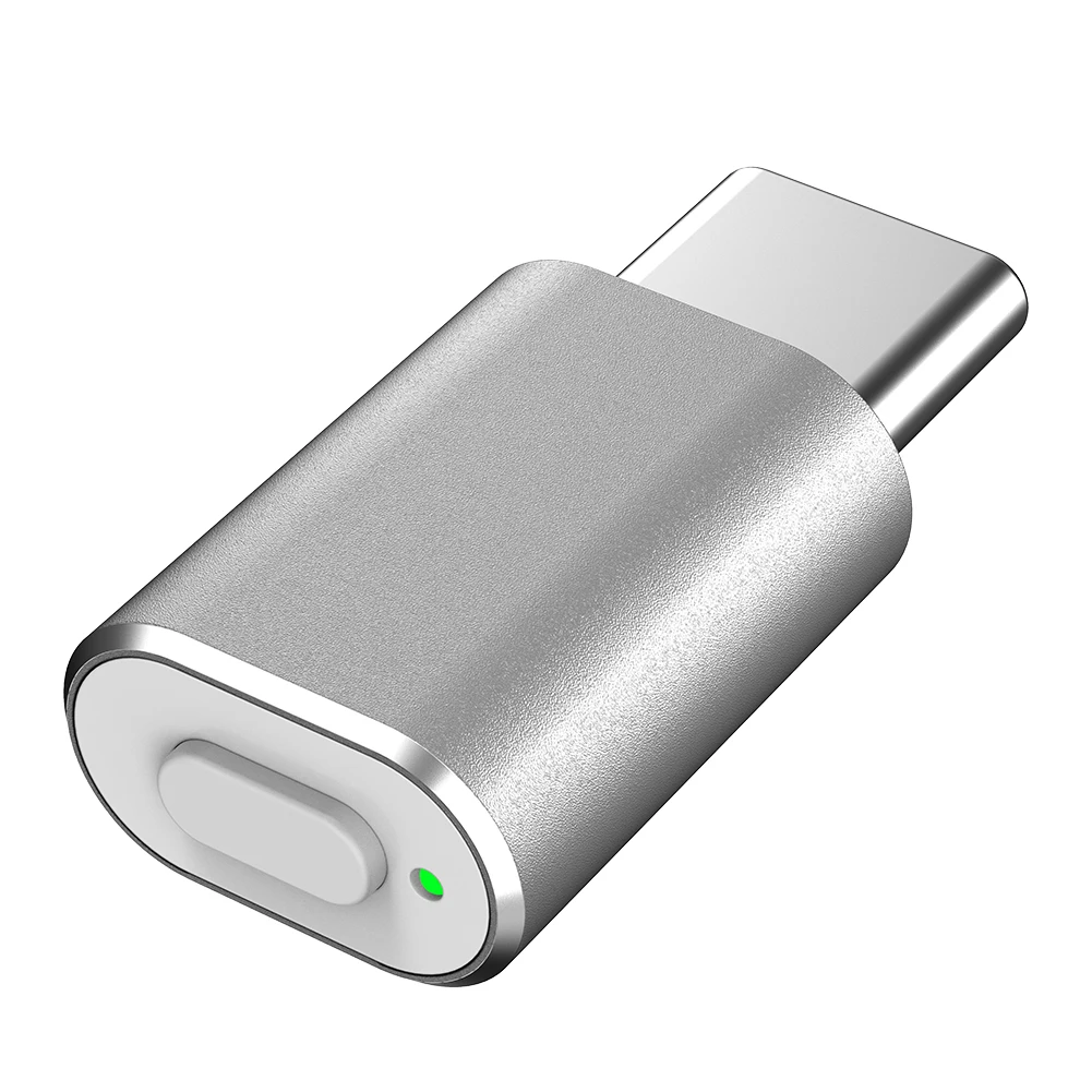 USB C Metal Mouse Mover with Switch Button Mouse Moving Device 3 Jiggle Modes Driver-Free Plug & Play Keep Computer/Laptop Awake
