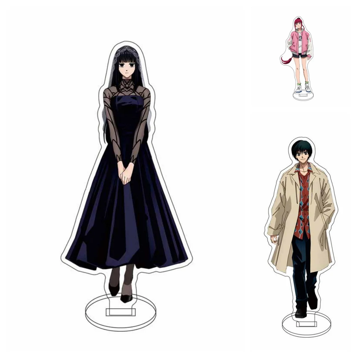 

15CM Charm Anime Sakamoto Days Acrylic Stand Model Cosplay Characters Ornament Accessories Goods Collection Gifts