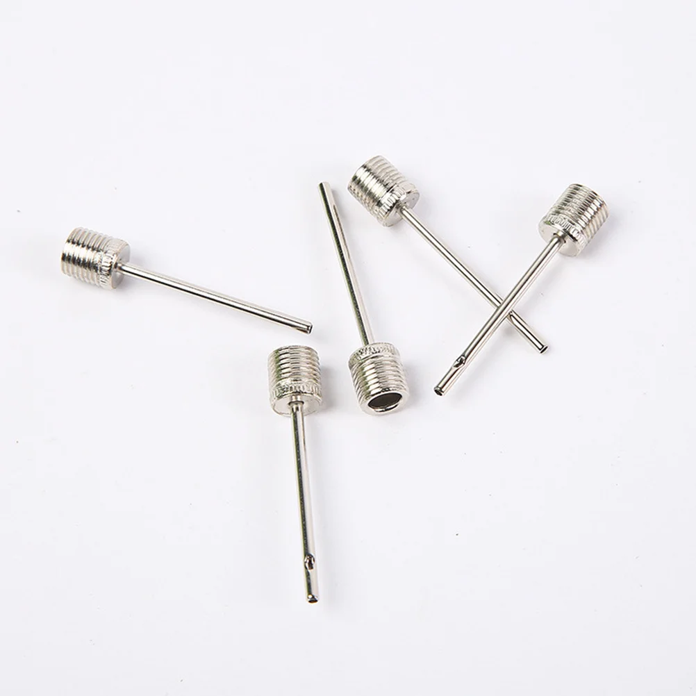 

50Pcs Ball Pump Needles Aluminum Alloy Durable Metallic Needles Pumping for Basketball Football Soccer Volleyball