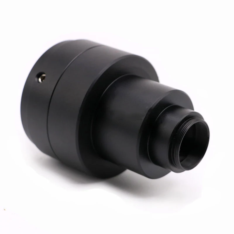 Adaptador de Câmera de Metal 1x Ccd Microscópio Interface Conector da Câmera c Adaptador de Montagem para Trinocular Olympus Microscópio