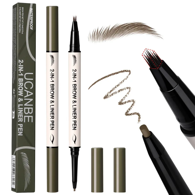 

The UCANBE Two-in-one Square Eyebrow Pencil And Eyeliner Are Smooth, Three-dimensional, Quick-drying And Waterproof