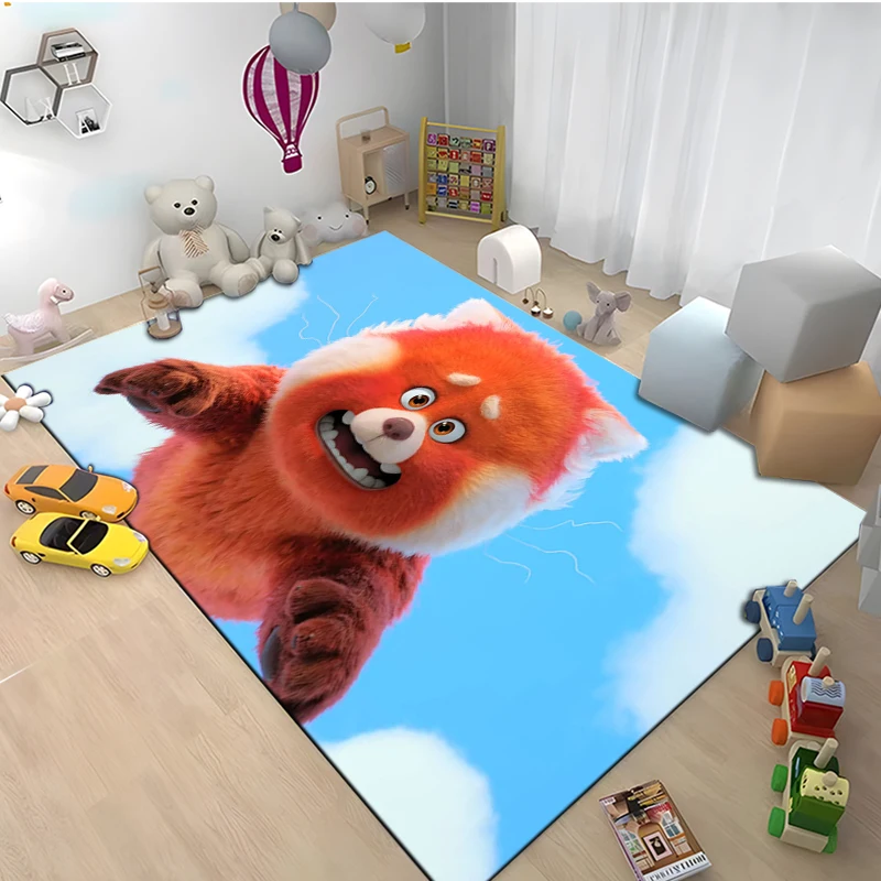 

Disney Turning Red Cartoon Large Area Rug 3D Carpet for Home Living Room Children's Bedroom Sofa Non-slip Kids Doormat Decor Mat