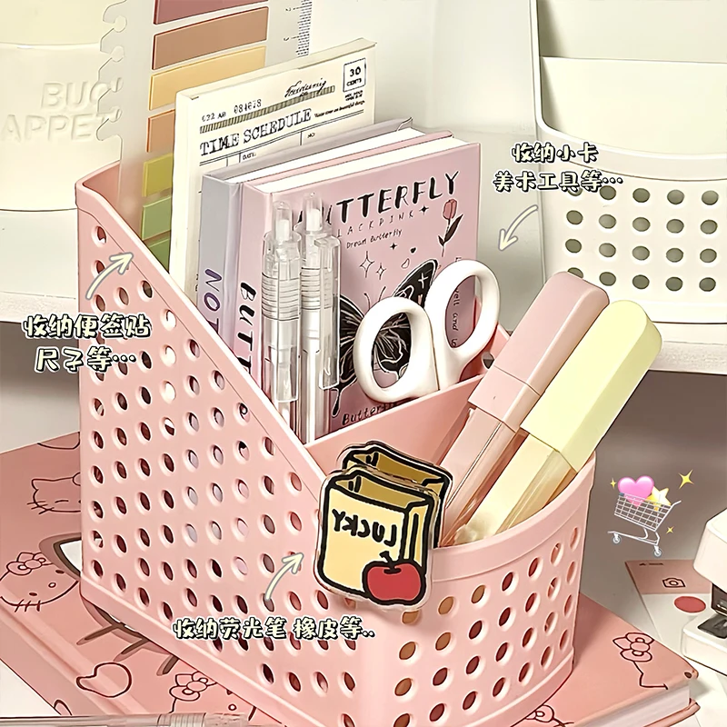 

Multi Functional Storage Box Pen Holder Desktop Stationery Organizer Storage Tool Portable Easy To Access For Student Offices