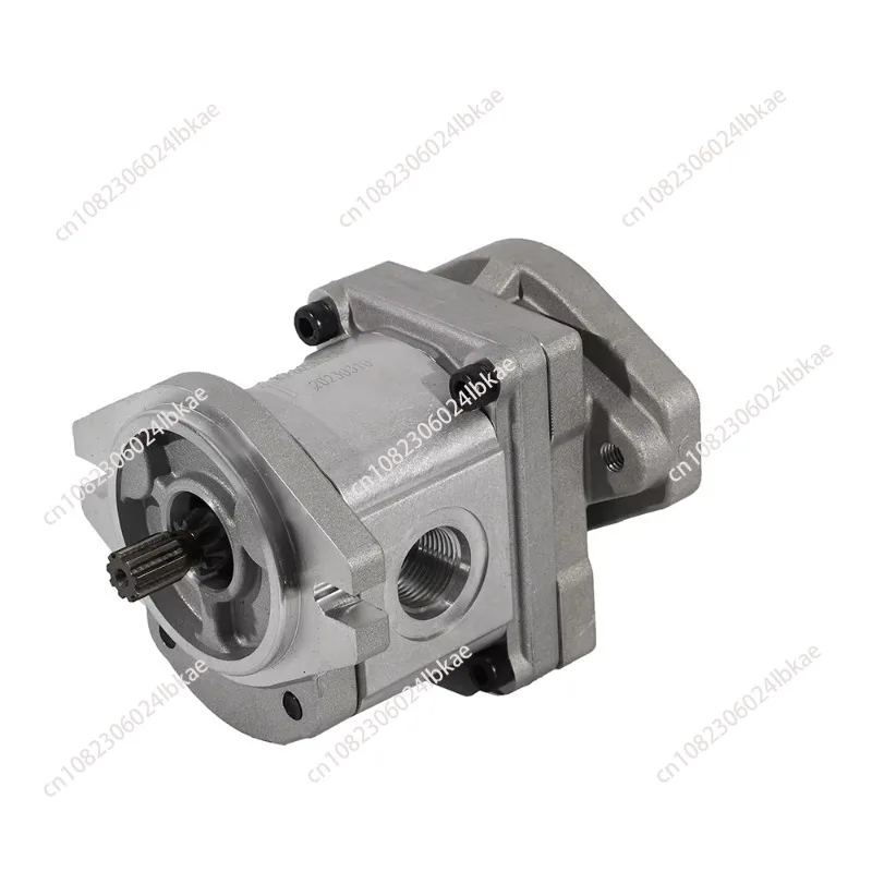 For KGP2A2 High-Pressure Hydraulic Gear Pump, Aluminum Alloy Spline Shaft Oil Pump for Tractors and Agricultural Machinery
