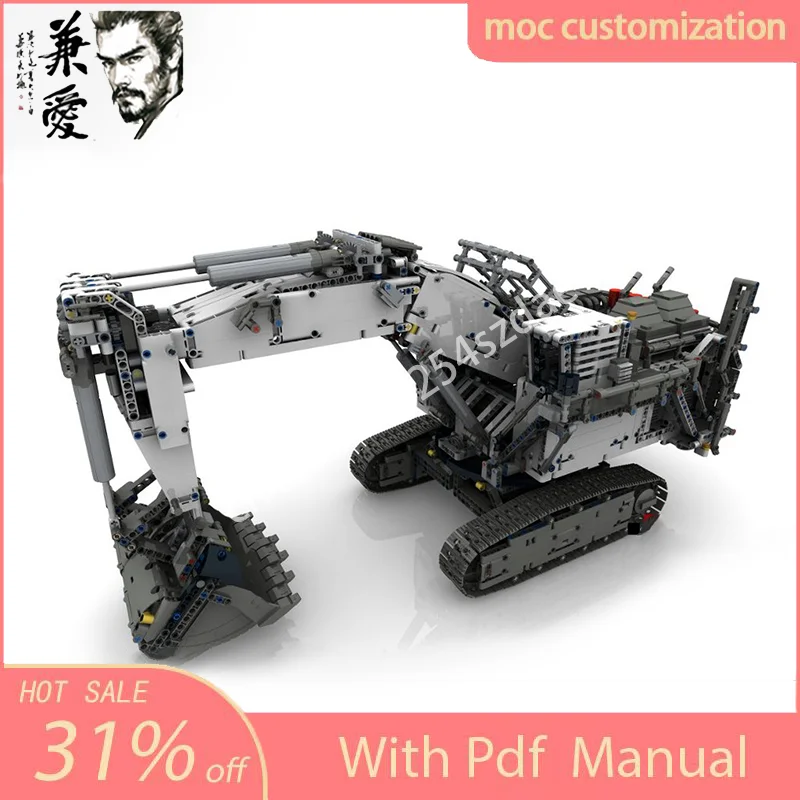 4149PCS MOC Custom Control+ 42100 Backhoe Modification Building Set Car Model Toy Puzzle Assembly Creative Toy  Holiday Gifts