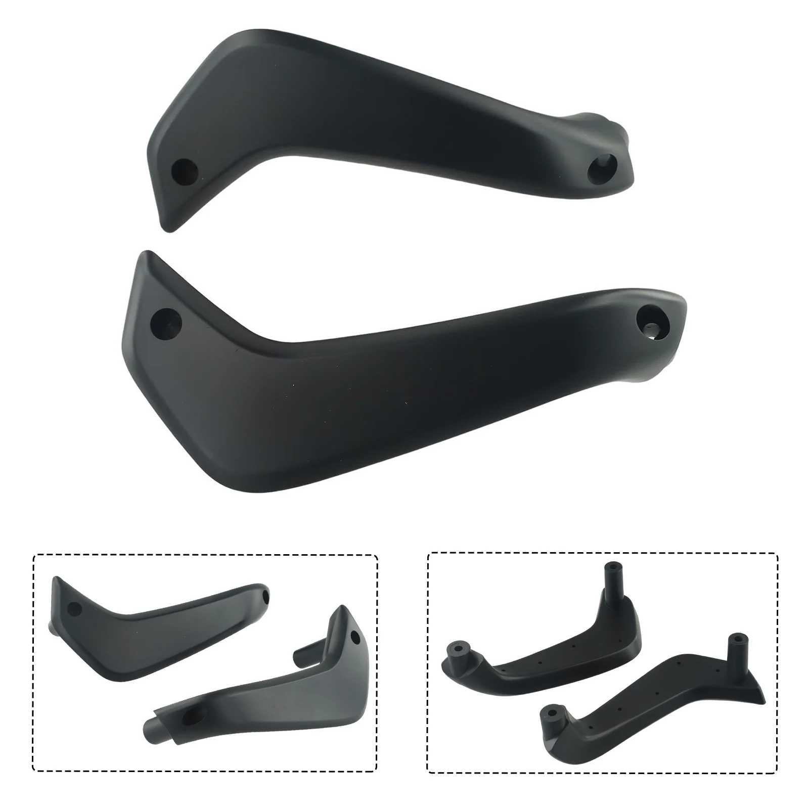 

High Quality Door Pull Handle Interior Accessories D2BB-A23943-CA35B8 Left&Right Parts Plastic For Ford Fiesta 2011-2020