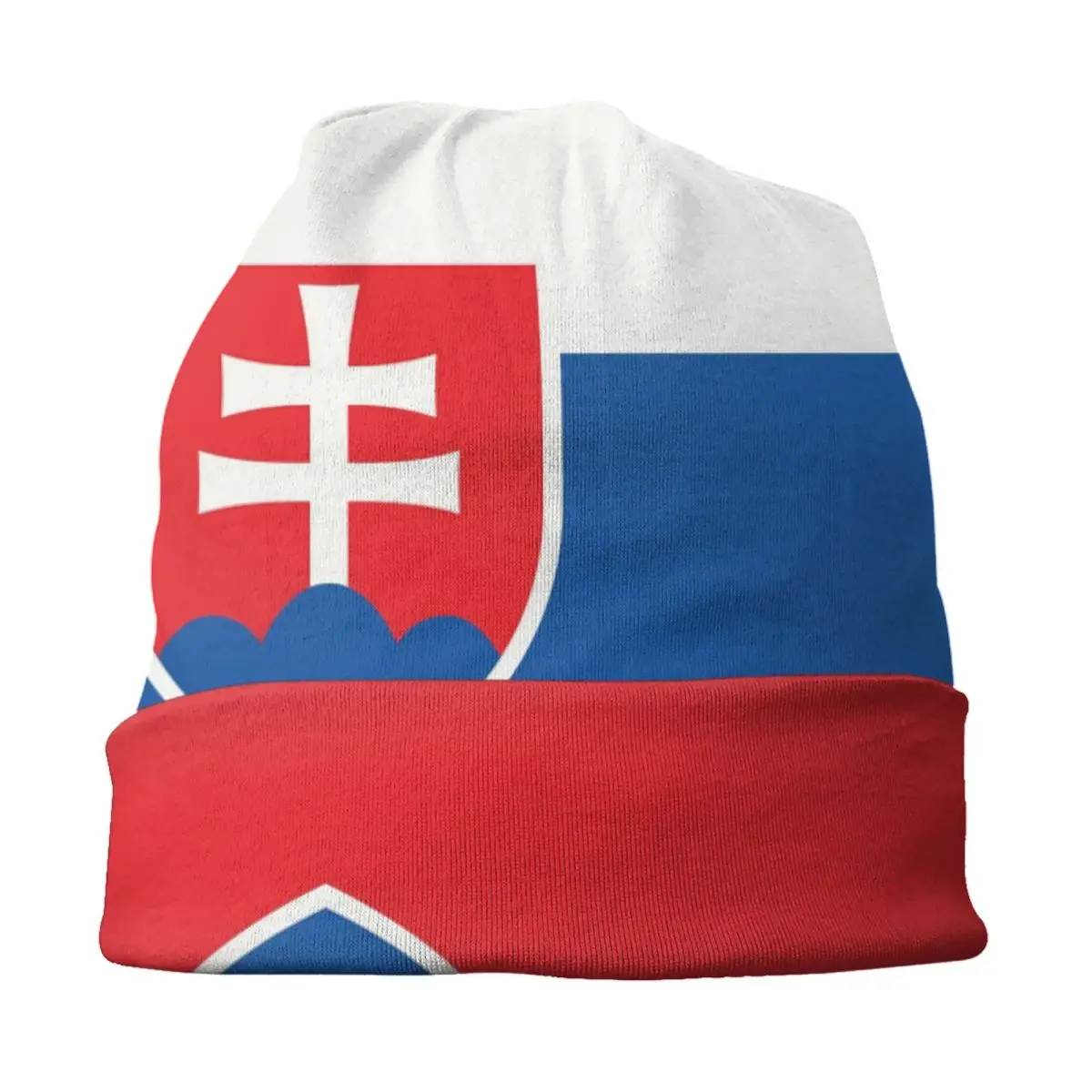 Custom Flag Of Slovakia Bonnet Hat Knitting Hats Men Women Hip Hop Unisex Adult Slovak Republic Warm Winter Beanies Cap