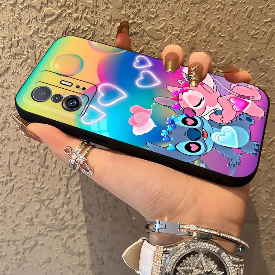 เคสโทรศัพท์แบบนิ่มสำหรับ Xiaomi Mi 10T 9 11T 14 Pro 9T CC9Pro 13 10 11 13 Lite ลายดิสนีย์ สติทช์ คู่รัก