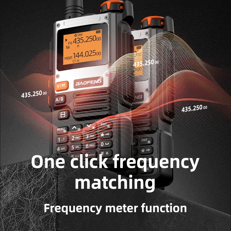 Baofeng walkie-talkie UV-K61wireless HAM replication frequency, 999CH, C-type, DTMF,remote, NOAA, K61, K5 (8) 50KM UHF, VHF