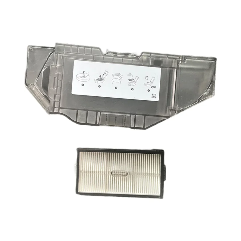 B47B-Dust Box With Filters For Roborock G30U Robot Vacuum Cleaner Accessories Replacement Dustbin