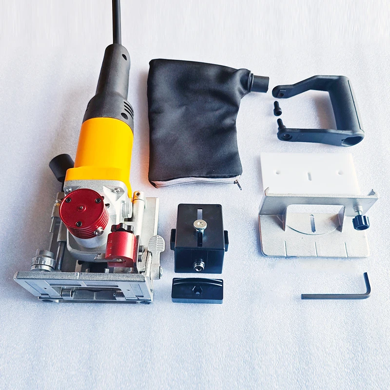 Handheld Lamino Slotting Machine Woodworking Tenoning Machine Angle Adjustable Home Improvement Lamello Drilling Machine