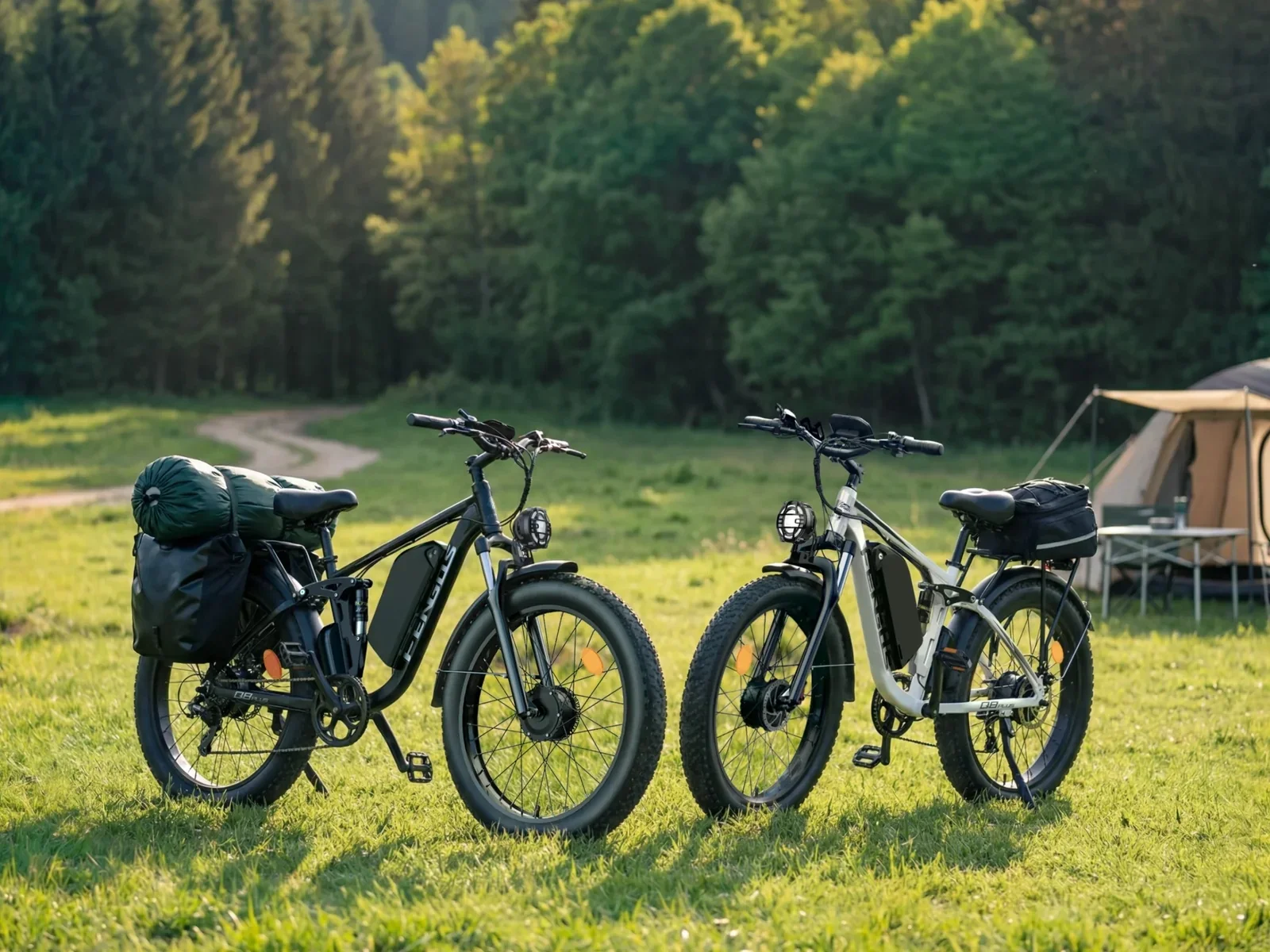 FENGQS Q8 PLUS Dual Motor Electric Bike for Adults, Peak 6000W 60V 1200Wh Removable Battery, 40-100 Miles Long Range Fat Tire E-Bike, Full Lockable Suspension, 7 Speed, 4+2 Riding Modes, 45MPH, 40° Climbing Off Road Electric Bicycle US Warehouse`