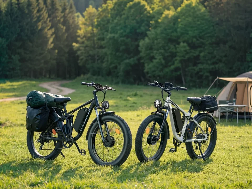 FENGQS Q8 PLUS Dual Motor Electric Bike for Adults, Peak 6000W 60V 1200Wh Removable Battery, 40-100 Miles Long Range Fat Tire E-Bike, Full Lockable Suspension, 7 Speed, 4+2 Riding Modes, 45MPH, 40° Climbing Off Road Electric Bicycle US Warehouse` image 12