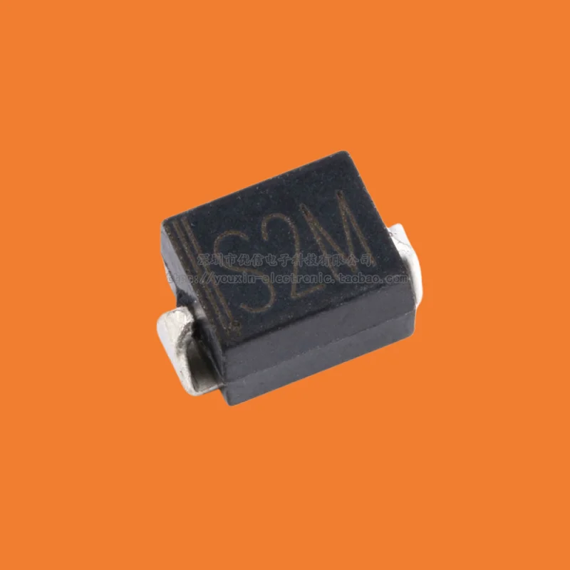 10pcs/SMT S2M diode standard recovery type 2A 1000V DO-214AA