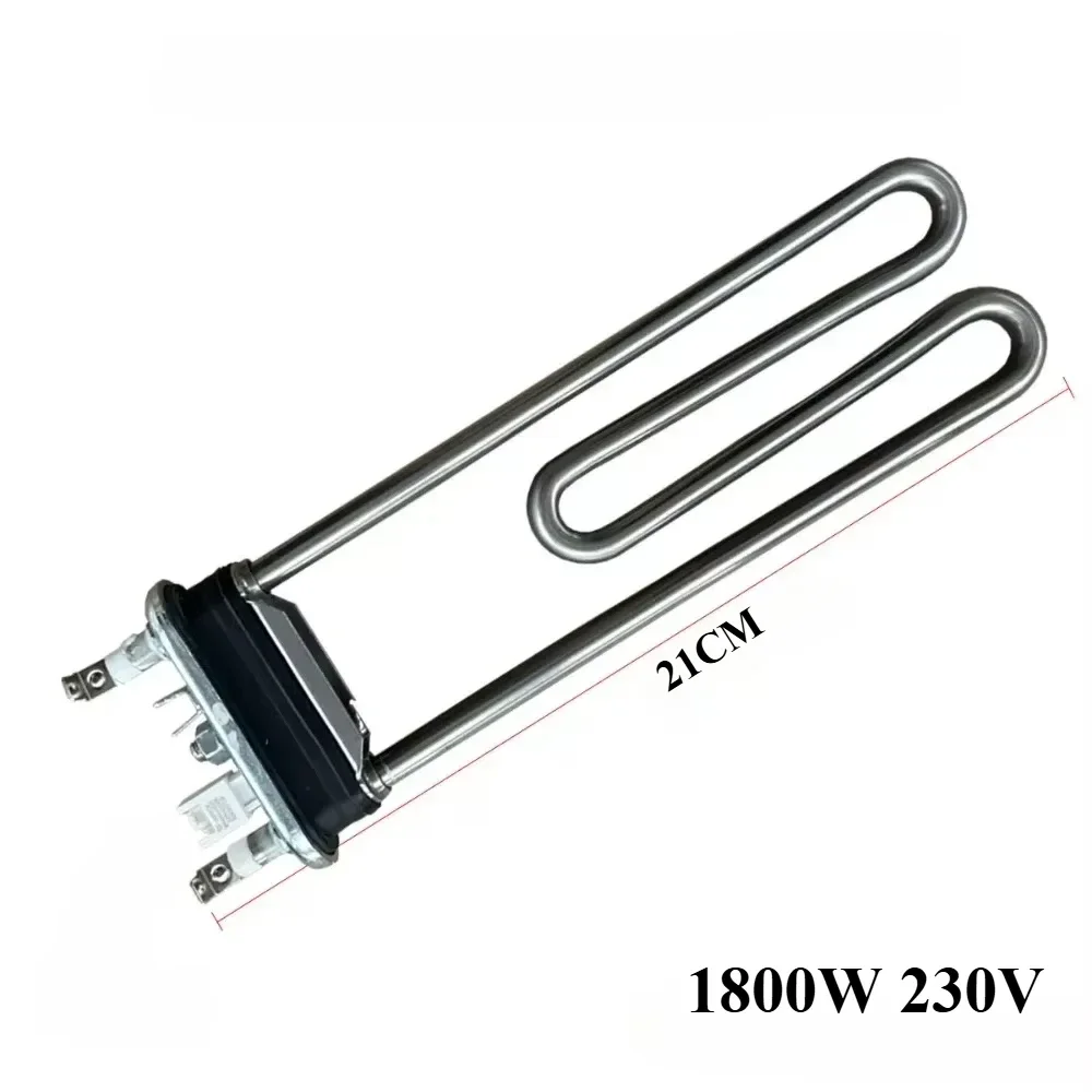New Heating tube For Siemens Drum Washing Machine IQ100/300/500/700 25.5CM 230V 1800W Sensor 4.5K Heater Wire Washer Repair Part