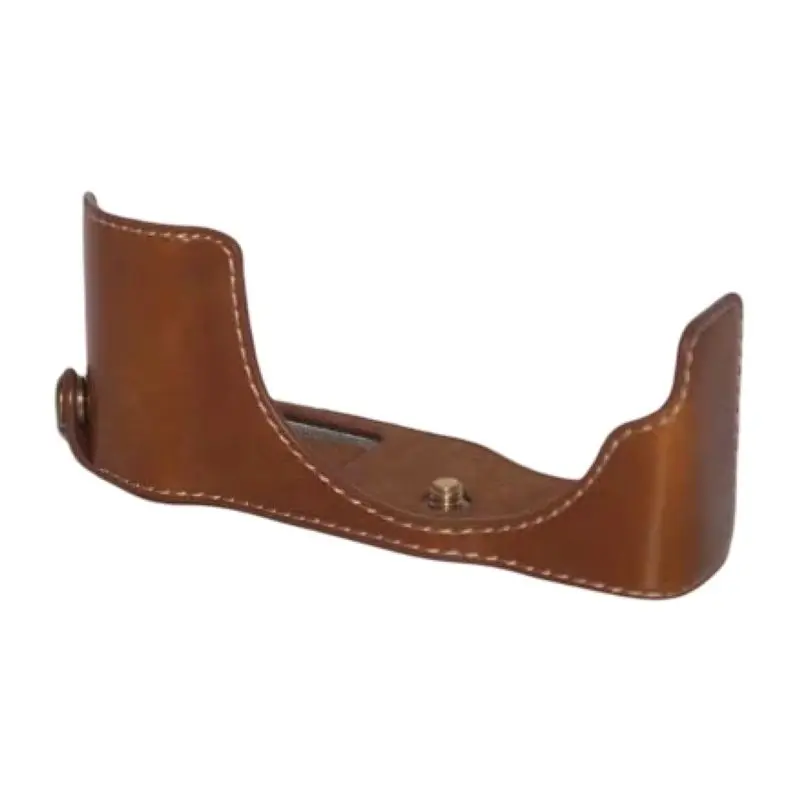 Funda de cámara para Panasonic DMC-GX85 GX85 DMC-GX80 GX80 PU bolsa de medio agarre