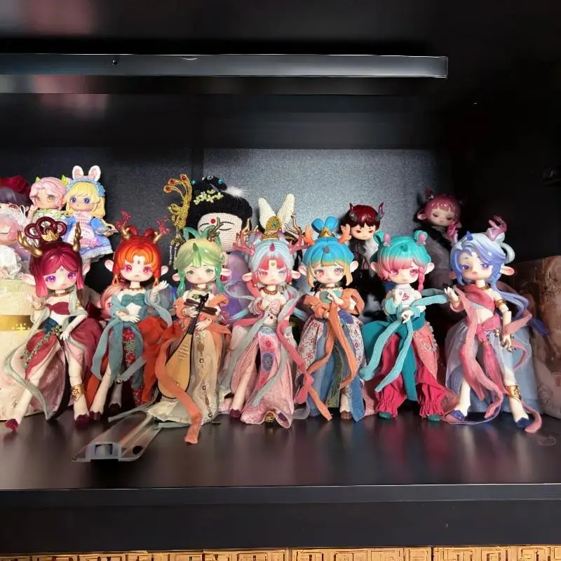 

Модная слепая коробка Antu Youyoudeercry, совместная фигурка китайского стиля, Коллекционная кукла из музея Дуньхуан для любителей игрушек, хобби