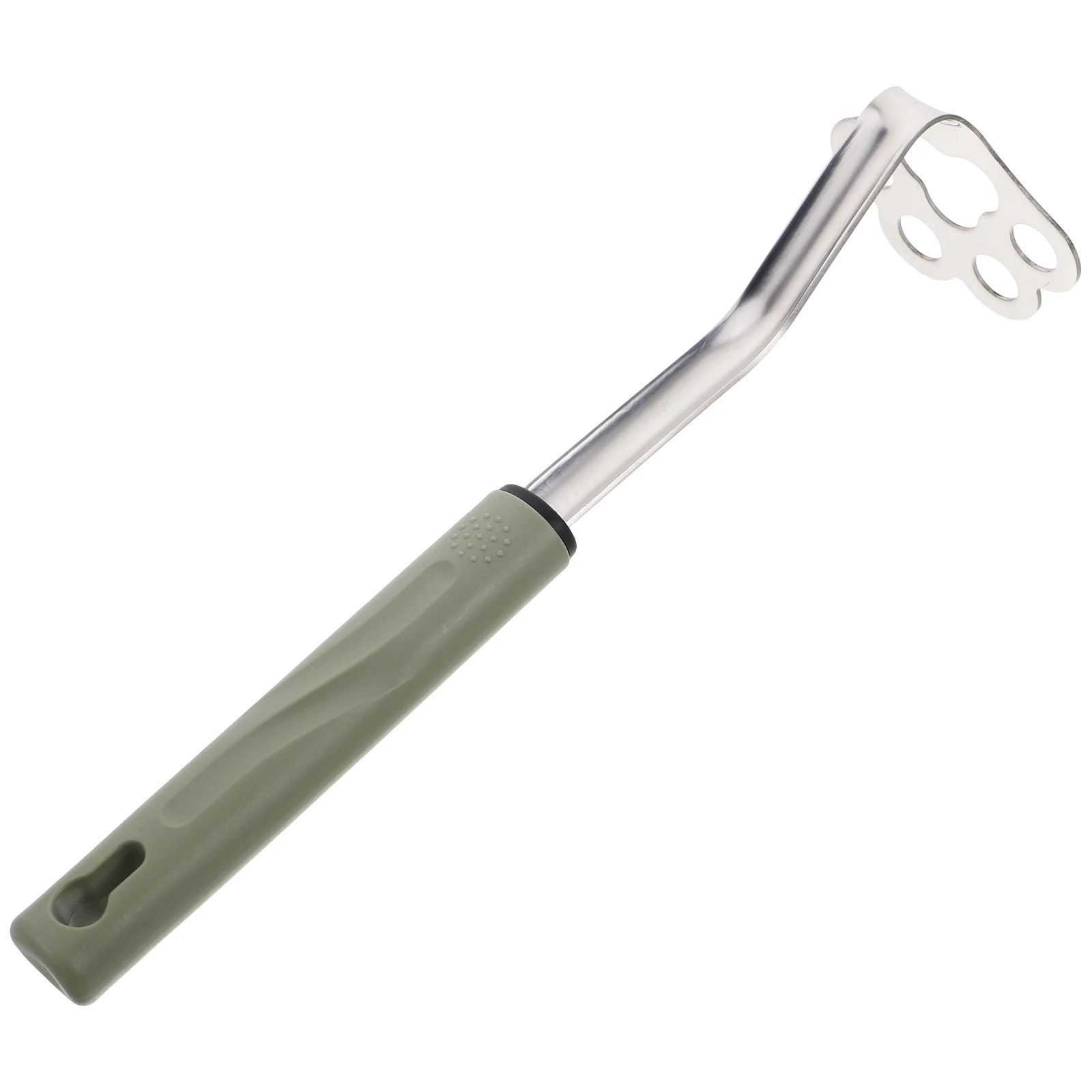 

1pcs Potato Stainless Steel Thick Baby Rice Presser Tool Baby Food Crusher Veggie Presser Manual Smasher