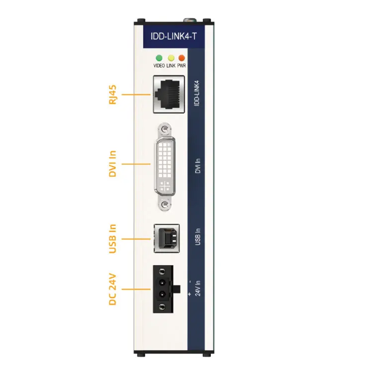 OEM ODM IDD-LINK4 DVI KVM Extender HD-MI and Transmitter Beckhoff KVM Switches for 100M High Performance KVM Extender