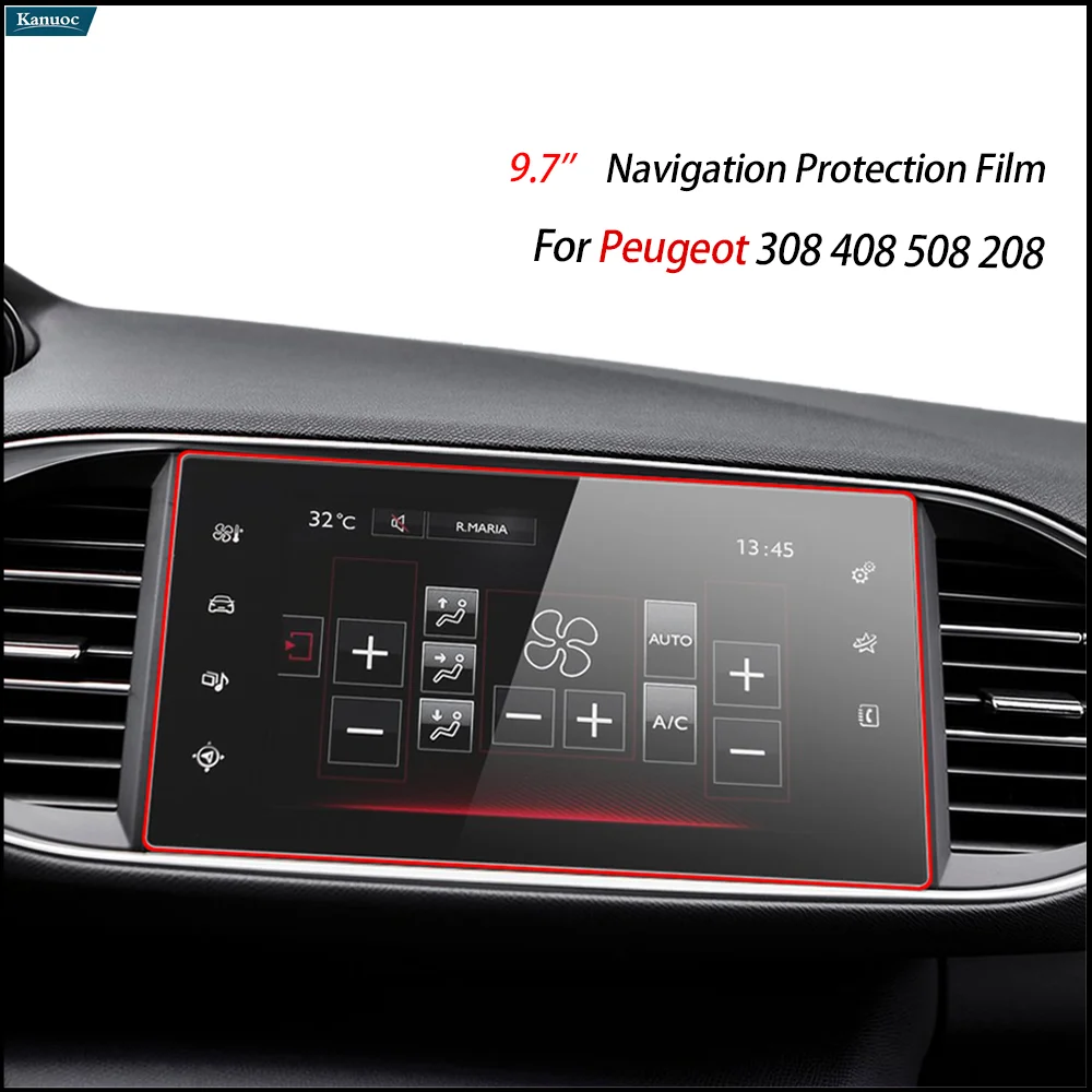 

9.7'' Navigation System HD Clear Anti Scratch Shield For Peugeot 308 408 508 208