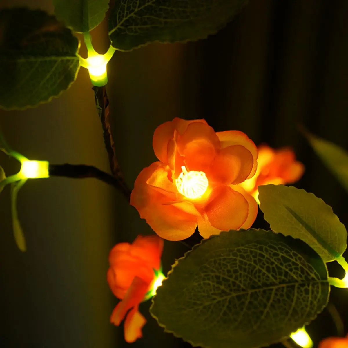 LED Peach Blossom Plum Blossom Tree Lamp Interior Decorative Light Gift Creative Luminescent Styling Light