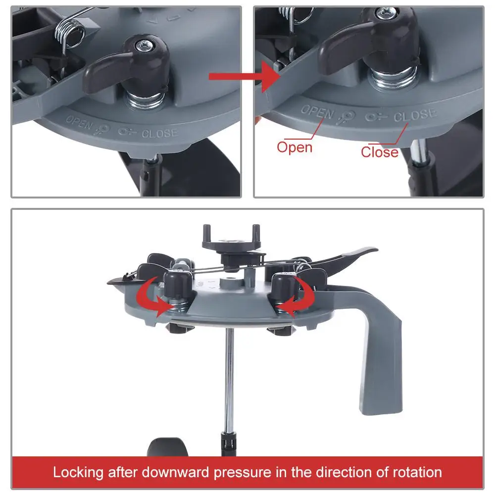

Mixing Mate 1L/4L Paint Can Lid Mixer Handle Mess-Free Paint Mix Cover ABS Universal Coating Mixing Stirrer