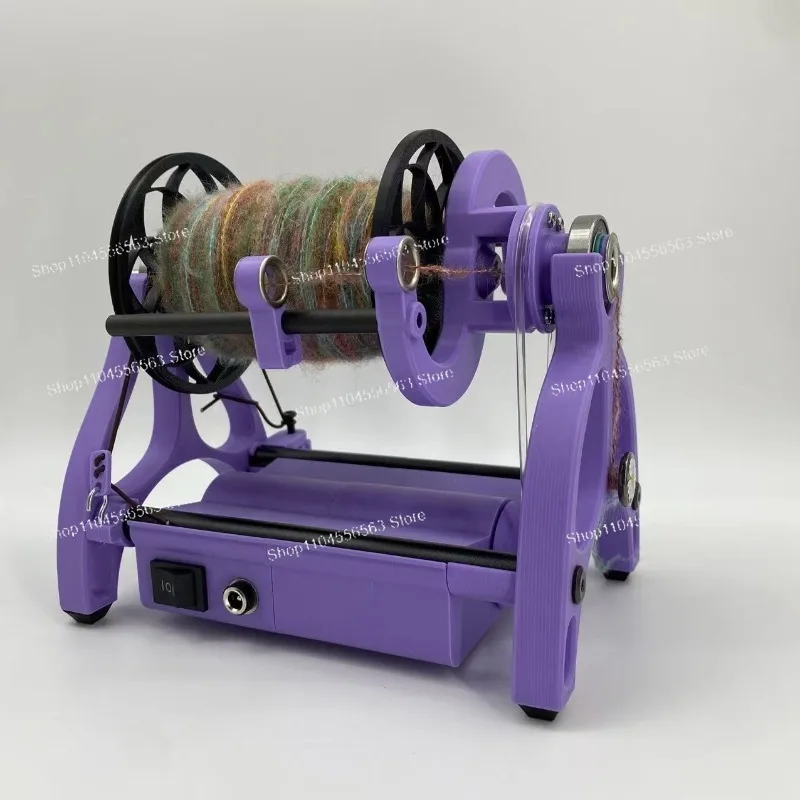 2025 Version Mini Electric Spinning Wheel – DIY Yarn Maker for Pet Cat/Dog Hair Recycling