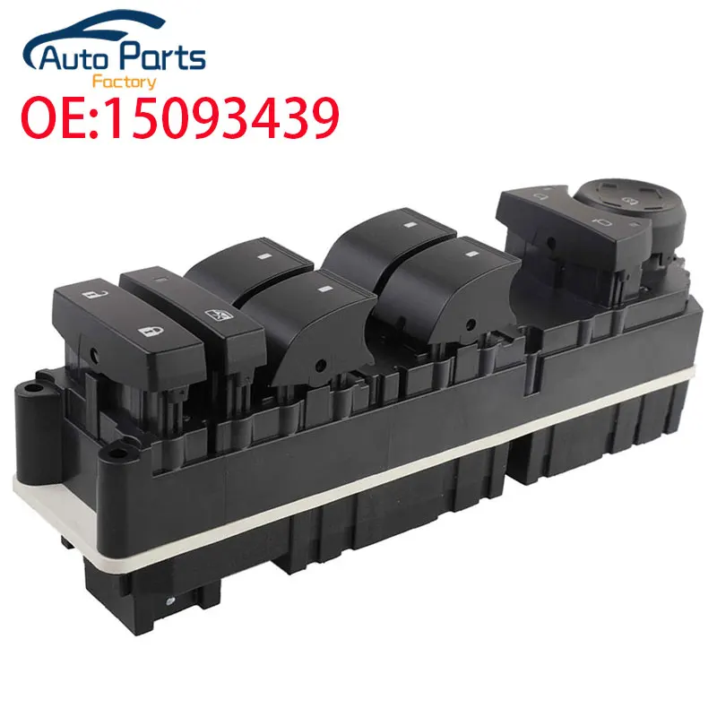 New Front Left Power Window Switch For Cadillac Escalade Chevrolet Silverado Tahoe GMC Sierra Yukon Yukon XL 15093439