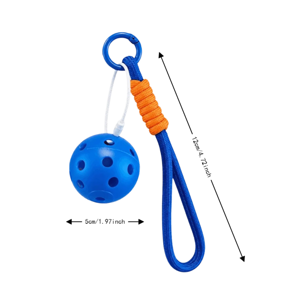 Creative Mini Pickleball Keychain Detachable with Lanyard Pickleball Key Ring Fitness Series Pendant Bag Accessories