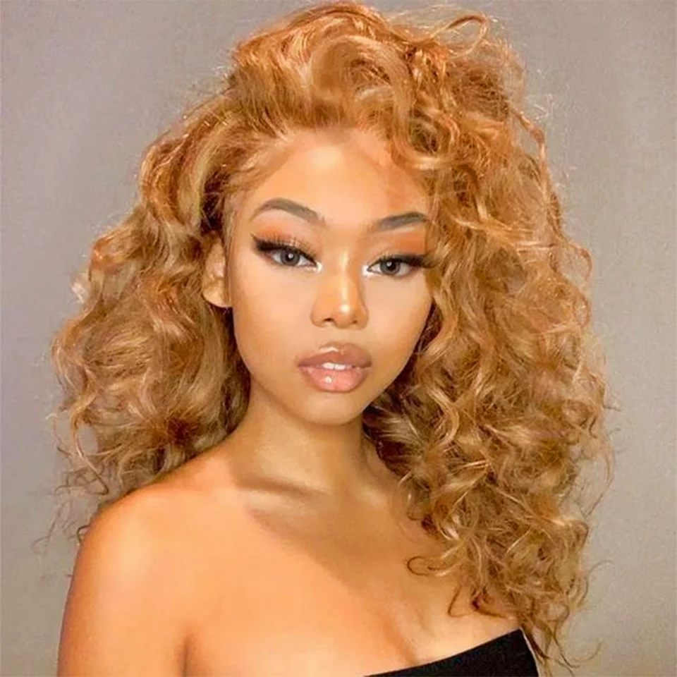 

Honey Blonde Body Wave Bob Brown Wave Bob Wig Honey Blonde Curly Bob Wigs Human Hair Side Part Pre Plucked Full Machine