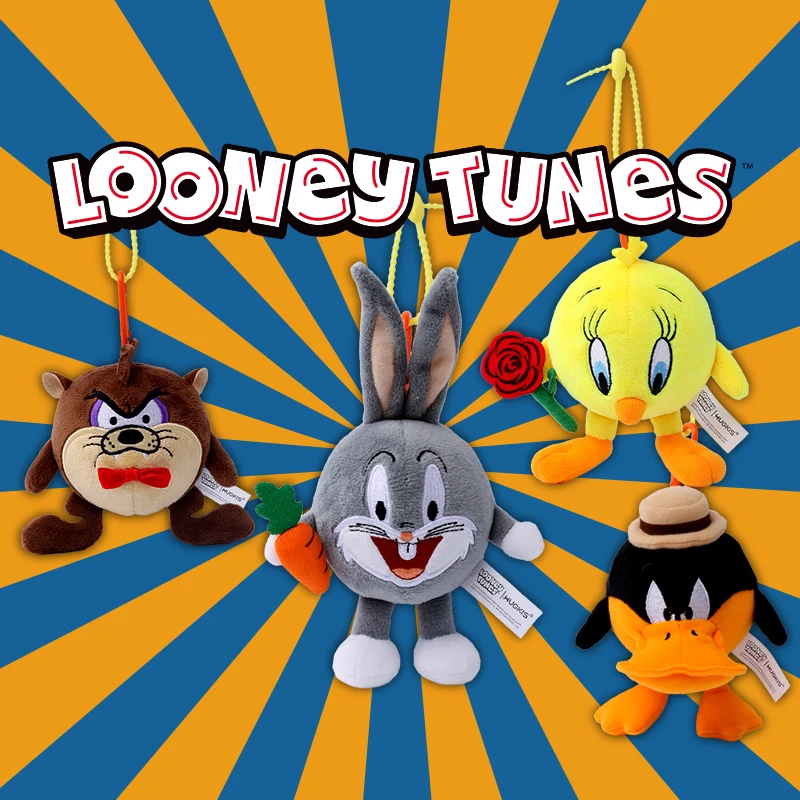 8 cm Ball Looney Tunes Bugs Bunny Plüschtier Schlüsselanhänger Weiches süßes Sammlergeschenk