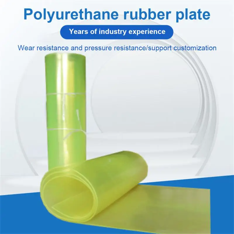 100x100x5mm Polyurethane Square PU Plate Mold Wear-resistant Buffer Rubber Plate Die Cutter Plate Protective Plate