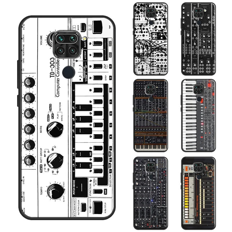 Vintage Synth Synthesizer For Redmi 10 Case For Xiaomi Redmi Note 11 10 Pro 7 8 9 Pro 8T 9S 10S 9A 9C 9T Phone Case