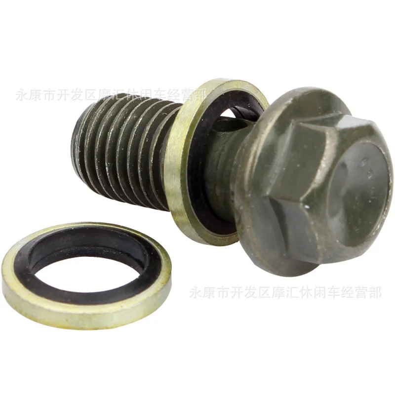 Motorcycle Accessories Disc Brake Upper Pump Oil Pipe Screw Lower Pump Caliper Brake Pipe GasketM10x1.25/1.0