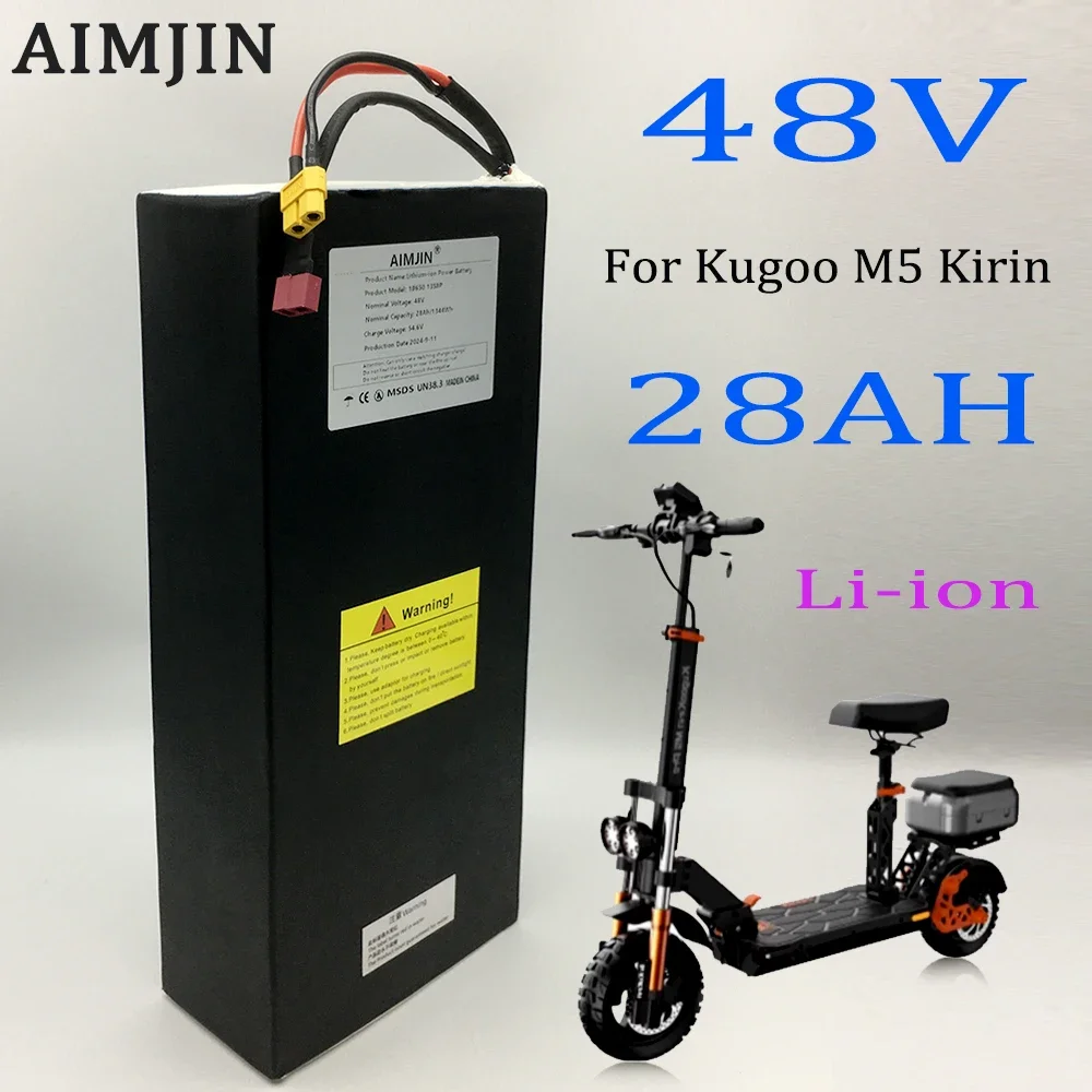 

18650 13S8P 48V 28AH Kugoo M5 Kirin Electric Scooter/Bicycle Powerful Motor 18650 Original Lithium Battery pack