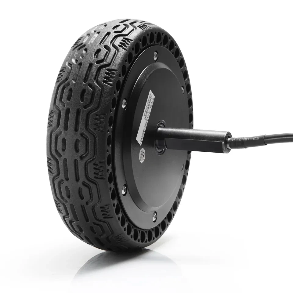 6.5 بوصة 7Nm 24Dc محرك محور عربة كهربائية بدون فرش محرك تيار مستمر محور واحد حزام عجلة كتلة