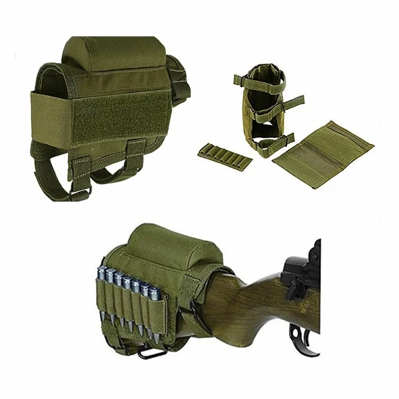 

Tactical hunting rifle gill holder bullet bag accessory magazine Molle ammunition adjustable hanging bag