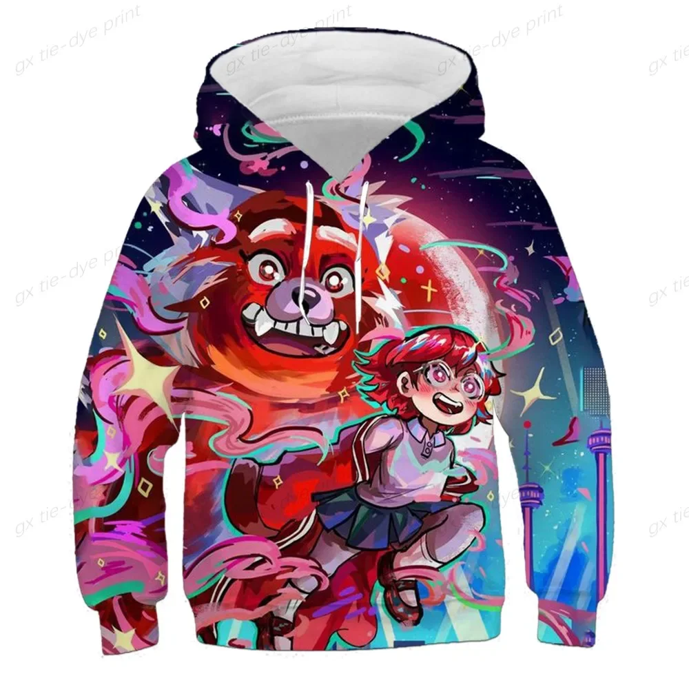 Turning Red Hoodie Jacket Children's Sweatshirt 3d Hoodie Pullover Outdoor Hoodie Boys' And Girls' Sportswear Street Hoodie