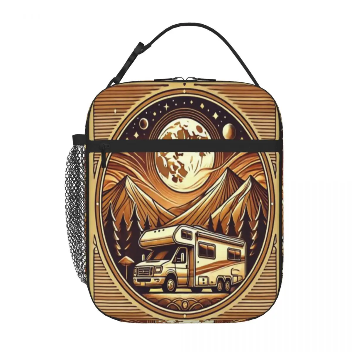 Hot Sale Motorhome Preppy Adult Lunch Bag Nursery Food Office Lunch Bag